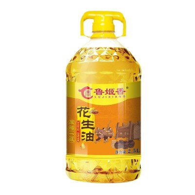 鲁姬香 食用油 一级压榨花生油2.5L桶装 厂家直发 一件代发图4
