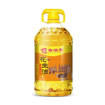 山东鲁姬香食用油 一级压榨花生油5L桶装 源头工厂 一件代发图4