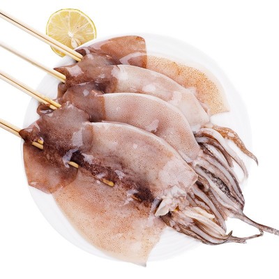 社区团购专供工厂直供新鲜鱿鱼串冷冻深海海鲜火锅食材批发10斤图4
