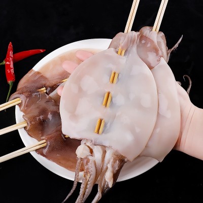 社区团购专供工厂直供新鲜鱿鱼串冷冻深海海鲜火锅食材批发10斤图2
