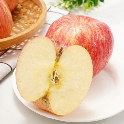 烟台红富士苹果山东栖霞糖心萍果批发新鲜应季脆甜多汁丘陵苹果图3