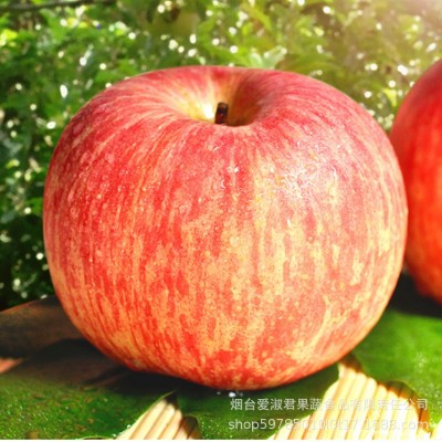 脆甜烟台红富士苹果水果新鲜条纹山东栖霞萍果10斤批发包邮礼品盒图4