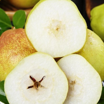 【特级薄皮香梨】7斤现货速发新疆库尔勒香梨水果新鲜大果整箱图2