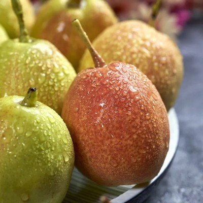 【特级薄皮香梨】7斤现货速发新疆库尔勒香梨水果新鲜大果整箱图3