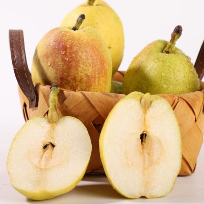 【公母混装特级】12斤现货速发新疆库尔勒香梨水果新鲜大果整箱图4