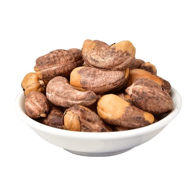 新疆直发带皮腰果仁散袋装500g*2坚果紫皮生大腰果炒货孕妇零食品图3