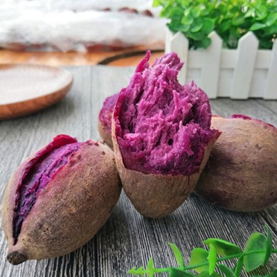 越南品种小紫薯新鲜现挖红薯5斤地瓜农家番薯板栗薯正宗珍珠紫薯图5