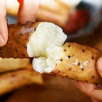 小白嘴正宗河北山药新鲜采挖当季蔬菜适蒸煮香甜软糯包邮一件代发 1件图2