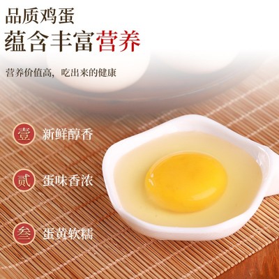 枞乡情 农家竹林散养新鲜土鸡蛋 小枞山林现捡鸡蛋 一件代发包邮 2盒图3