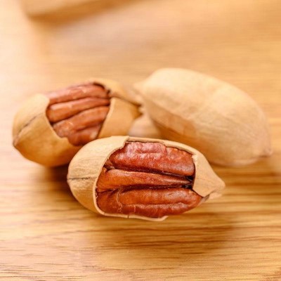 碧根果新货薄皮纸皮奶油长寿果美国山核桃袋装净重批发零售代发 1袋图4