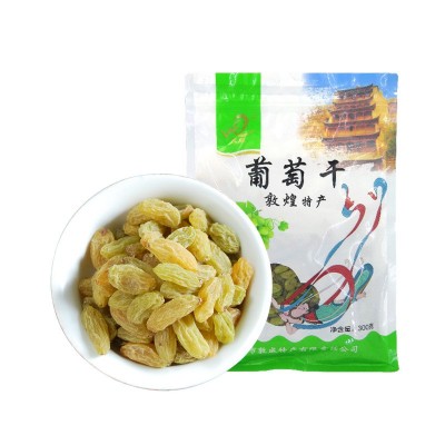 绿葡萄干敦煌特产吐鲁番葡萄干300g休闲零食新疆特产葡萄干果批发图5