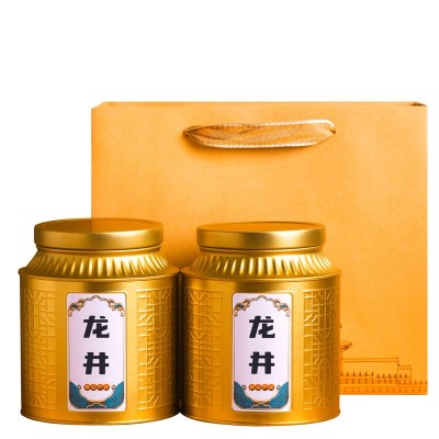 新茶明前绿茶龙井豆香春茶散装罐礼盒装浓香型杭州茶叶图4