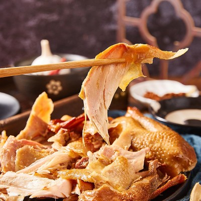 德州扒鸡 五香脱骨扒鸡烧鸡卤味鸡肉零食熟食500g厂家批发现货图3