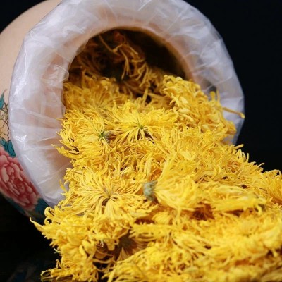 大量批发金丝皇菊散装原产地直发新花泡开5-7公分菊花茶一朵一杯图2