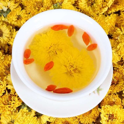 大量批发婺源皇菊产地直发新花徽州皇菊20斤一箱菊花茶枸杞菊花茶图2