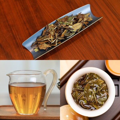 福鼎白茶五年陈老寿眉散茶批发磻溪原料散装枣香老白茶叶整箱图2