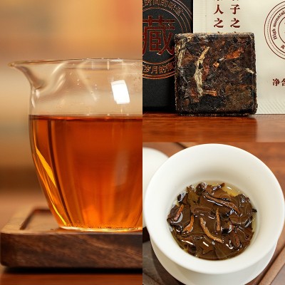 陈皮白茶小方片福鼎白茶老寿眉饼干茶礼盒60g 李陌 茶同款图2