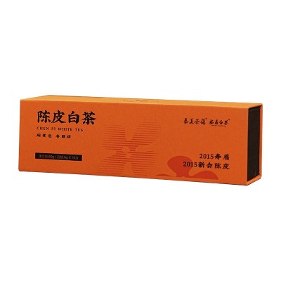 陈皮白茶小方片福鼎白茶老寿眉饼干茶礼盒60g 李陌 茶同款图5