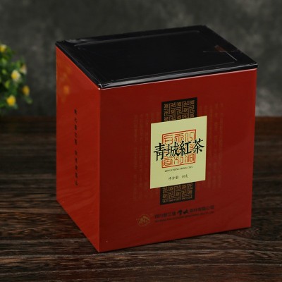 铁罐装茶叶青城红茶汤色红亮4g小袋装60g一罐图3