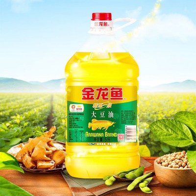 金龙鱼精炼一级大豆油5L家用食用油炒菜烘焙优质大豆图4
