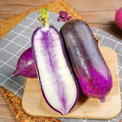 冰淇淋萝卜红冰糖心紫皮甜脆新鲜生吃蔬菜萝卜一件代发 2件图4