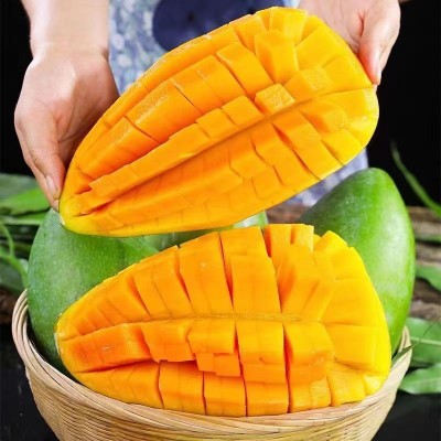 越南青芒果整箱5斤广西发货玉芒大青芒一件代发 2件图3