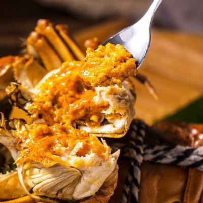 兴化自产自销鲜活大闸蟹螃蟹现货批发团购特大公母蟹精品礼盒装图2