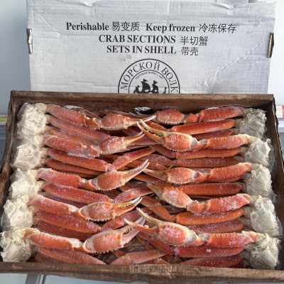 冷冻批发带壳半切蟹 餐厅酒店自助餐商用俄罗斯鳕蟹腿高端食材图2