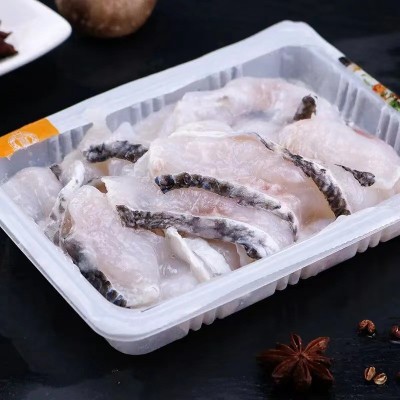 250g盒装黑鱼片半成品酸菜鱼黑鱼食材商用家用预制菜冷冻乌鱼片图2