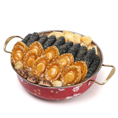 渔福堂鲍鱼海参速食佛跳墙海鲜大拼盘礼盒装1500克批发一件代发图5