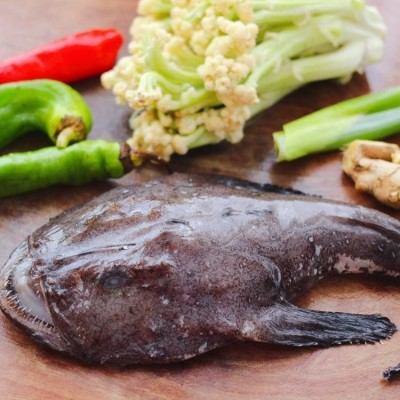 安 康皮皮鱼 新鲜冷冻水产生鲜海捕鮟鱇鱼去内脏带肝带肚蛤蟆鱼图5