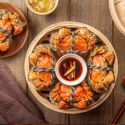 基地直发淡水大闸蟹礼盒中华绒螯蟹螃蟹鲜活蟹卡礼卷一件代发图3