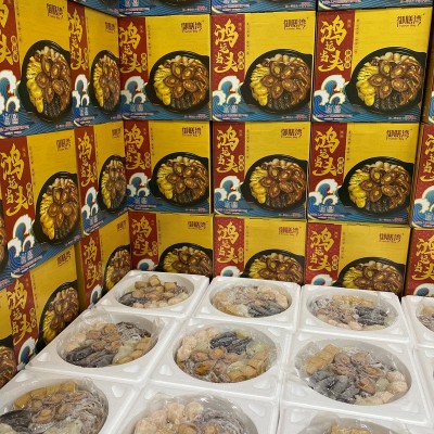 御膳湾鸿运当头佛跳墙1.8kg加热即食鲍鱼海参团圆盆菜1800g 5人份图4