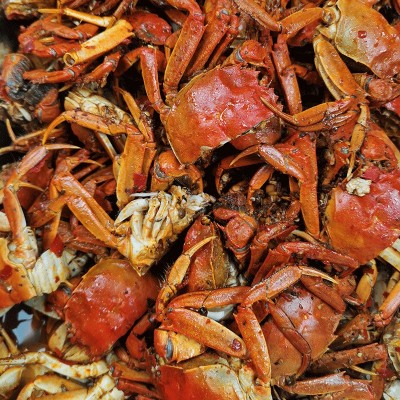 香辣切蟹香辣蟹堂食商用爆款可批发500g盒装螃蟹原味蟹大闸蟹原味图3