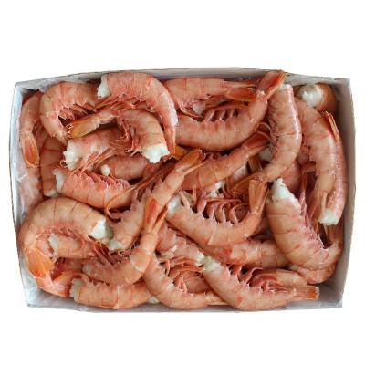 阿根廷大红虾特大无头去头红虾尾C1新鲜冷冻海捕大虾批发图3