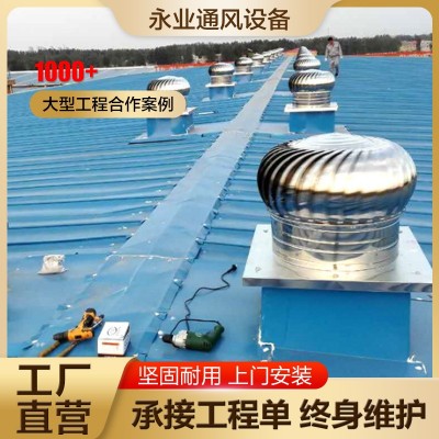 屋顶无动力风机 304不锈钢风帽201无动力风球 工业厂房室外通风器图2