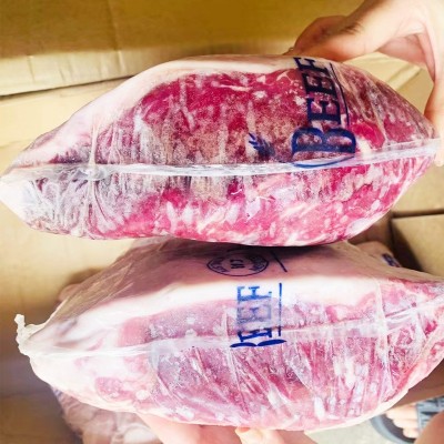 澳洲进口牛排批发冷冻熟成生鲜雪花牛肉整块原切谷饲西冷牛排图3