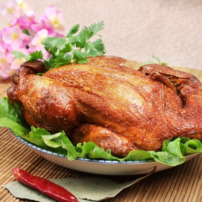 南农烧鸡500g/整只南京特产扒鸡手撕烤肉类熟食卤味真空包装图3