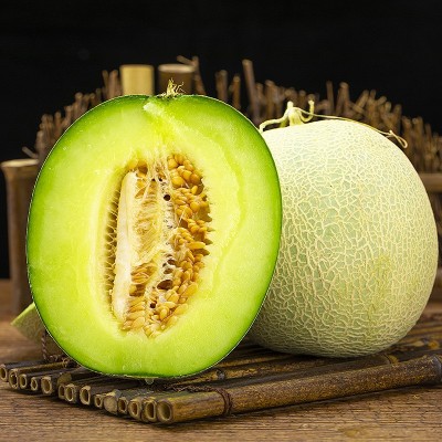 全年款海南网纹瓜玫珑瓜新鲜水果软糯香甜哈密瓜蜜瓜甜瓜现摘9斤图2