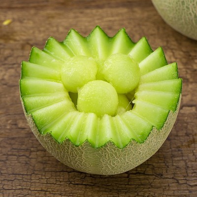 全年款海南网纹瓜玫珑瓜新鲜水果软糯香甜哈密瓜蜜瓜甜瓜现摘9斤图3