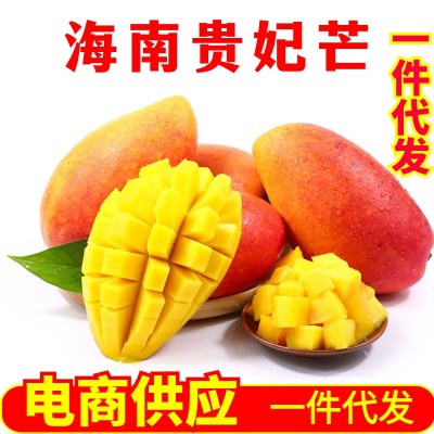 海南贵妃芒果非金煌芒果一件代发贵妃芒新鲜芒果水果批发代发包邮图2