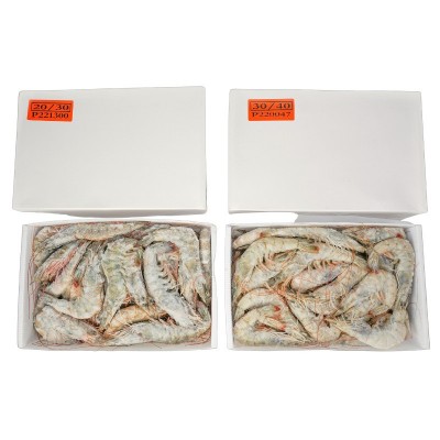 203040桑塔盐冻虾厄瓜多尔白虾海捕大虾基围虾冷冻新鲜大虾鲜活虾图4