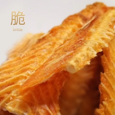 大洋渔夫香酥鱼骨头60g网红即食烤鱼排鱼刺海鲜零食特产鱼骨酥粒图2