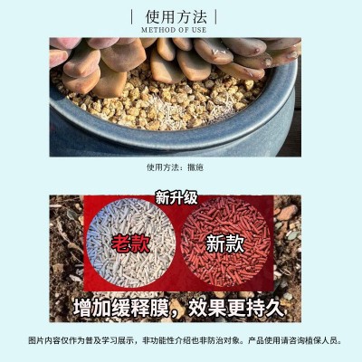 小白药3%呋虫胺本店批零多肉花卉小黑飞介壳虫内吸杀虫颗粒剂250g图3