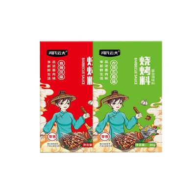 厂家供应250g袋装烧烤蘸料香辣孜然味腌肉烤肉空气炸锅肉串商用烧图4