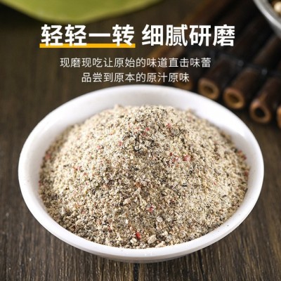 支持订治研磨瓶器健身轻脂研磨海盐黑胡椒粒餐饮西式调味料鸡胸肉图4