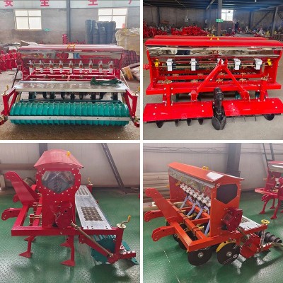 小麦播种机圆盘新款浆腿式种植机播种施肥机拖拉机带麦种点播机图4