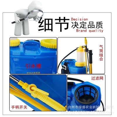厂家直供手动喷雾器 防疫消毒喷壶 手摇式喷雾器农药机打药机批发图3