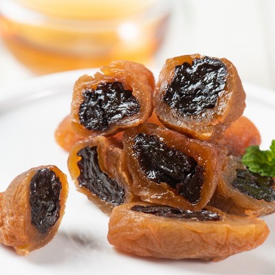 【久佳-爆浆葡萄梅子/陈皮味葡萄梅子】2斤/包 无核青梅夹心葡萄图2