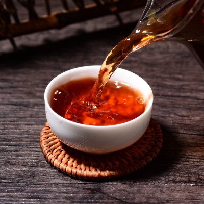 普洱茶熟茶 溢庆源厚德方砖整盒四片1000克黑茶厂家茶叶批发图3